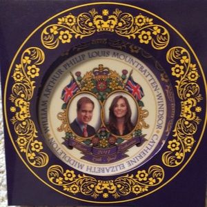 Will and Kate Collectors Plate. “Wedding Day”.